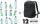 DICOTA Plus Eco BASE Laptop-Rucksack 13–15,6 Zoll, schwarz, nachhaltiges Material, gepolstertes Notebookfach, leicht, wasserabweisend