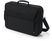 DICOTA Eco Multi Plus Base Notebook-Rucksack 15,6", recyceltes PET, Schwarz, Dokumenten- und Zusatzfächer