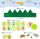 BONNYCO Jungle Animal Birthday Crown, Felt Crown for Children, with Interchangeable Numbers 0-9, Animal Motifs, Adjustable