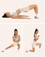 BetterMe Pilates Sliders, 2er Set, doppelseitig, Trainings-Gleiter für Core-, Bauch- & Ganzkörpertraining, rutschfest, pink