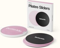 BetterMe Pilates Sliders, 2er Set, doppelseitig, Trainings-Gleiter für Core-, Bauch- & Ganzkörpertraining, rutschfest, pink