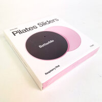 BetterMe Pilates Sliders, 2er Set, doppelseitig, Trainings-Gleiter für Core-, Bauch- & Ganzkörpertraining, rutschfest, pink