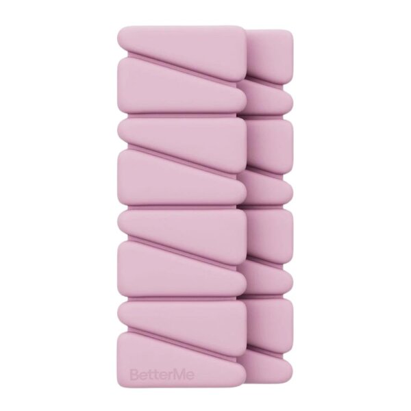 BetterMe Gewichtsbänder Raspberry Pink, verstellbar, Trainingsgewichte für Arme/Beine/Core, rutschfest, langlebig, weich, pflegeleicht