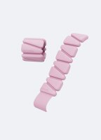 BetterMe Weight Bands Raspberry Pink, Adjustable, Training Weights for Arms/Legs/Core, Non-Slip, Durable, Soft, Easy to Clean