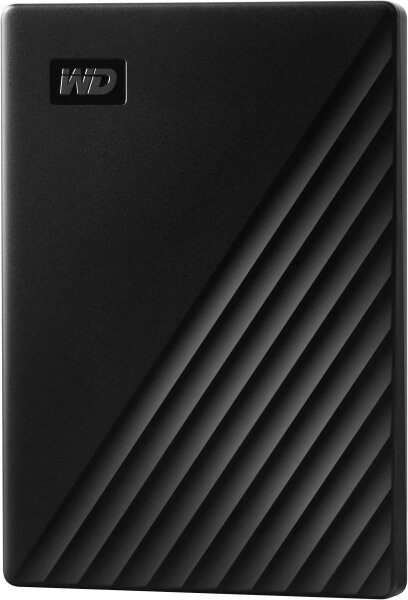 WD My Passport 2TB externe HDD, 2,5", USB 3.0, Passwortschutz, Backup-Software, Schwarz, WDBYVG0020BBK-WESN