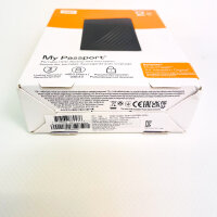 WD My Passport 2TB externe HDD, 2,5", USB 3.0, Passwortschutz, Backup-Software, Schwarz, WDBYVG0020BBK-WESN