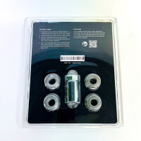 Tesla wheel locks 1130327-00-C, set of 4, forged steel, including keys, anti-theft protection for wheels