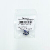 Pandora Moments 793772C01 Charm, Sterling Silver, Purple Heart, "Mum" lettering, Open, Pendant for Moments Bracelets