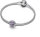 Pandora Moments 793772C01 Charm, Sterling Silver, Purple Heart, "Mum" lettering, Open, Pendant for Moments Bracelets