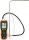 Extech HD350 Pitot-Rohr-Anemometer, Differenzialmanometer, USB, LCD, Speicher, 7,4x4,8x20,8 cm