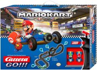 Carrera GO!!! Autorennbahn 1:43, Mario Kart Mach 8, 5,3 m, inkl. Mario & Luigi Fahrzeuge, Handregler, Looping, ab 6 Jahren