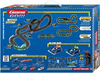 Carrera GO!!! Autorennbahn 1:43, Mario Kart Mach 8, 5,3 m, inkl. Mario & Luigi Fahrzeuge, Handregler, Looping, ab 6 Jahren