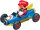Carrera GO!!! Autorennbahn 1:43, Mario Kart Mach 8, 5,3 m, inkl. Mario & Luigi Fahrzeuge, Handregler, Looping, ab 6 Jahren