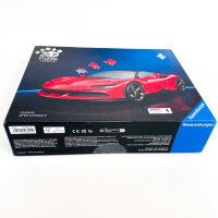 Ravensburger 12008041, 3D Puzzle Ferrari SF90 Stradale, 108 Teile, Modellauto, 25,1x12,8cm, Level 5, ab 8 Jahren