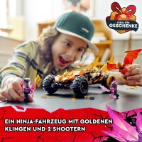LEGO Ninjago 71769 Coles Drachen-Flitzer, Auto-Bauset, 384 Teile, inkl. 4 Minifiguren, ab 8 Jahren