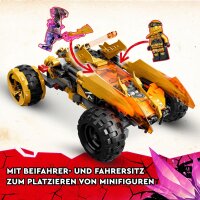 LEGO Ninjago 71769 Coles Drachen-Flitzer, Auto-Bauset, 384 Teile, inkl. 4 Minifiguren, ab 8 Jahren