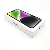 Apple iPhone 14, 128 GB, Model A2882, Smartphone, Midnight, like-new battery, original packaging
