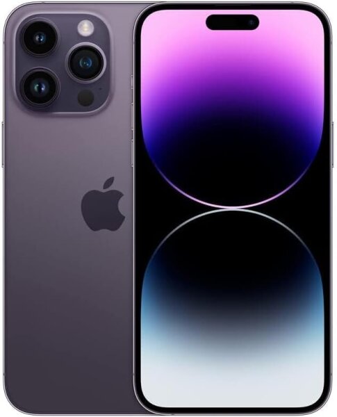 Apple iPhone 14 Pro Max 128GB, Model NQ9T3ZD/A A2894, Deep Purple, 100% battery, Apple Warranty until 10/2026