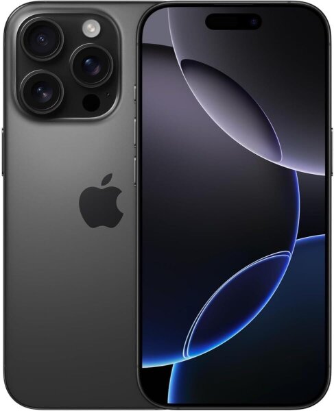 Apple iPhone 16 Pro 256GB, Model NYNH3ZD/A A3293, Smartphone, Black, Titanium, 100% Battery, Like New