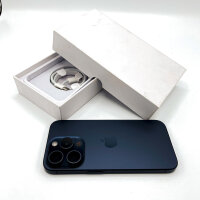 Apple iPhone 15 Pro 128GB, Model A3101, Midnight, 100% battery, including cable
