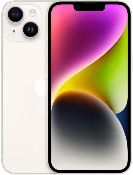 Apple iPhone 14 256GB, Modell A2881, Weiß, 100% Akku, leichte Kratzer, inkl. Kabel