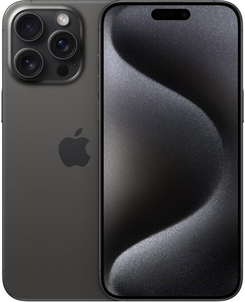 Apple iPhone 15 Pro Max 256GB, Modell MU773ZD/A A3106, Smartphone, Schwarz, 100% Akkuzustand