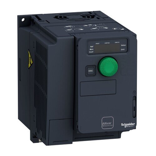 Schneider Electric ATV320U07N4C frequency inverter, 0.75 kW, 1 HP, 380–500 V, 3-phase, 50/60 Hz, compact