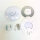 Ubiquiti UniFi U6-Pro WiFi Access Point, white, ceiling mount, incl. accessories, WiFi 6, dual-band, long range