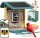 Nafnti V5 bird feeder with 2K camera, 1.8l capacity, solar powered, IP65, Wi-Fi app, AI bird recognition