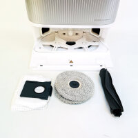 Dreame L40 Ultra AE Saug- und Wischroboter, 19000 Pa, 75°C Selbstreinigung, Anti-Tangle, Dual-Laser, Weiß