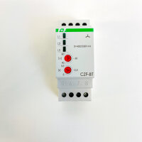 F&F CZF-BT Phase Monitoring Relay 3x400/230V+N, 10A, 40–80V, 2 Modules, Phase Failure and Voltage Asymmetry Protection