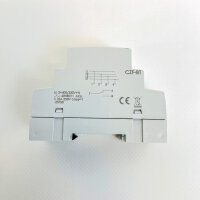 F&F CZF-BT Phase Monitoring Relay 3x400/230V+N, 10A, 40–80V, 2 Modules, Phase Failure and Voltage Asymmetry Protection