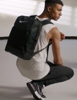 Nike Brasilia 9.5 Backpack DH7709-010, 24L, Size M, Unisex Sports Backpack, Black, Versatile Compartments, Padded Shoulder Straps