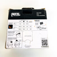 Petzl Aria 2 RGB Headlamp, 450 lumens, multicolor LED, waterproof, incl. 3x AAA batteries, black