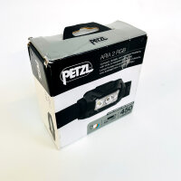 Petzl Aria 2 RGB Headlamp, 450 lumens, multicolor LED, waterproof, incl. 3x AAA batteries, black