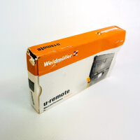 Weidmüller UR20-4DI-P digital input module, 4 channels, 24V DC, slimline, compact, DIN rail mounting