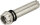 ROTOR ALDHU 24 mm Kurbelwelle, Rennrad-Achse, OCP Mount, Ersatzteil, silber, Modell C02-108-98010-0