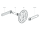 ROTOR ALDHU 24 mm Kurbelwelle, Rennrad-Achse, OCP Mount, Ersatzteil, silber, Modell C02-108-98010-0