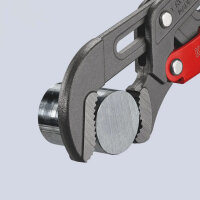 KNIPEX 83 61 010 Pipe wrench, 330 mm, S-jaw, quick adjustment, plastic handle, grey powder-coated