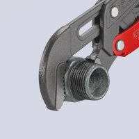 KNIPEX 83 61 010 Pipe wrench, 330 mm, S-jaw, quick adjustment, plastic handle, grey powder-coated