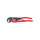 KNIPEX 83 61 010 Pipe wrench, 330 mm, S-jaw, quick adjustment, plastic handle, grey powder-coated