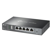 TP-LINK ER605 Omada VPN-Gateway, 5x Gigabit-Ports, 3x WAN, USB 2.0, IPsec/OpenVPN, Load Balancing