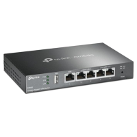 TP-LINK ER605 Omada VPN-Gateway, 5x Gigabit-Ports, 3x WAN, USB 2.0, IPsec/OpenVPN, Load Balancing