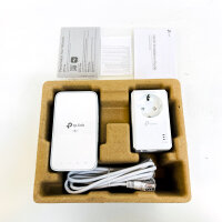 TP-LINK TL-WPA7617 Powerline Kit, AV1000, AC1200 WiFi, Gigabit LAN, integrated power outlet, app control