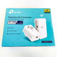 TP-LINK TL-WPA7617 Powerline Kit, AV1000, AC1200 WiFi, Gigabit LAN, integrated power outlet, app control