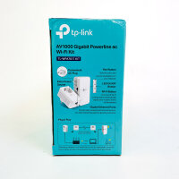 TP-LINK TL-WPA7617 Powerline Kit, AV1000, AC1200 WiFi, Gigabit LAN, integrated power outlet, app control