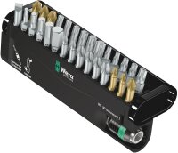 Wera Bit-Check 30 Universal 1, 30-piece bit set, Rapidaptor, Torsion, PH/PZ/TX/Hex, compact