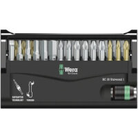 Wera Bit-Check 30 Universal 1, 30-piece bit set, Rapidaptor, Torsion, PH/PZ/TX/Hex, compact