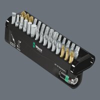 Wera Bit-Check 30 Universal 1, 30-piece bit set, Rapidaptor, Torsion, PH/PZ/TX/Hex, compact