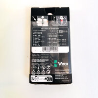 Wera Bit-Check 30 Universal 1, 30-piece bit set, Rapidaptor, Torsion, PH/PZ/TX/Hex, compact